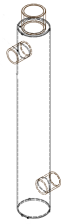 Tube voor elektrisch element