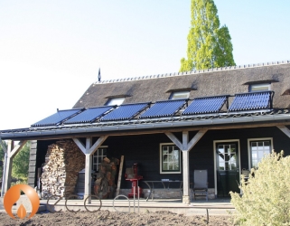 zonneboiler met zonnepanelen